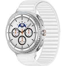 Galaxy Watch8 Classic | 46 мм | White | Fabric/White | M/L, Размер ремешка : M/L, Тип ремешка : Fabric, Размер корпуса : 46 мм, Подключение часов : Bluetooth / Wi-Fi, Цвет ремешка: White, Цвет: White